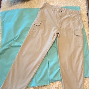 L.L. Bean Khaki Cargo Pants